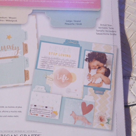 New we are memories keepers punch board tab - Picture 4 of 4